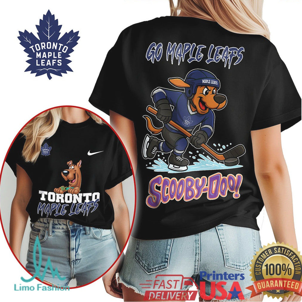 Toronto Maple Leafs Scooby Doo Ice Hockey Mascot T Shirt - Limotees LLC