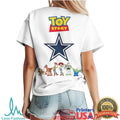 Toy Story x Dallas Cowboys Custom Name NFL T Shirt Woody & Buzz Edition - Limotees LLC