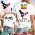 Toy Story x Houston Texans NFL Fan T Shirt Personalized Disney Football T Shirt - Limotees LLC