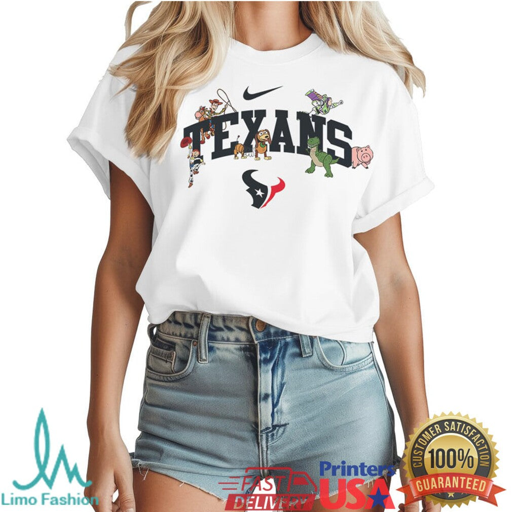 Toy Story x Houston Texans NFL Fan T Shirt Personalized Disney Football T Shirt - Limotees LLC
