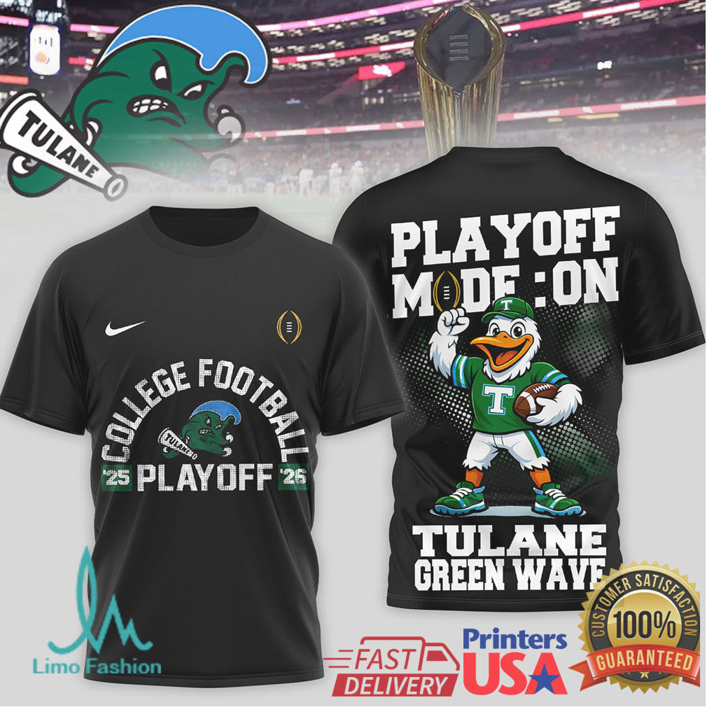 Tulane Green Wave College Football Playoff 2025 2026 T Shirt - Limotees LLC