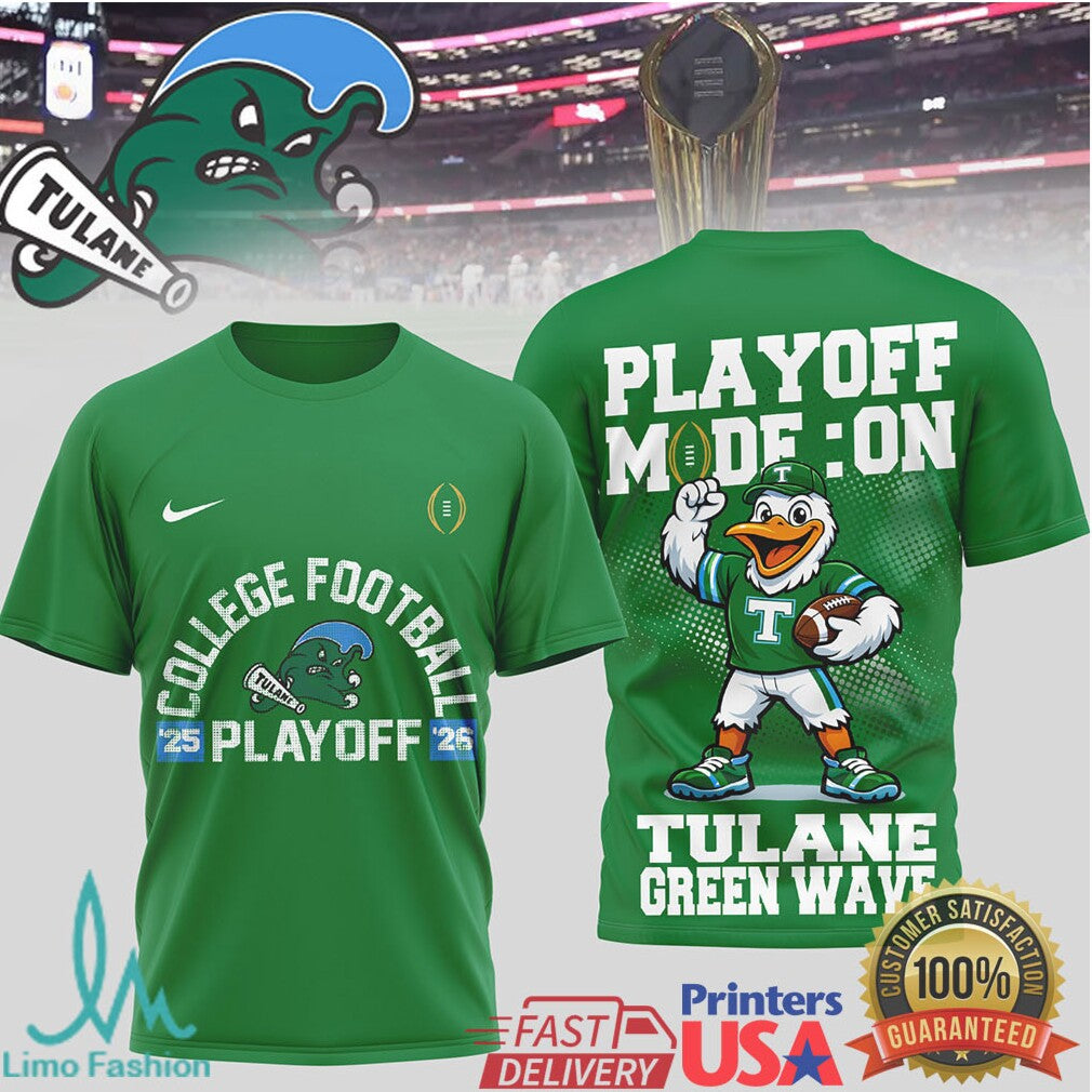 Tulane Green Wave College Football Playoff 2025 2026 T Shirt - Limotees LLC