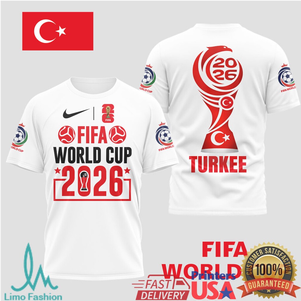 Turkey (Türkiye) FIFA World Cup 2026 Fan T Shirt Crescent Stars Football Gear - Limotees LLC