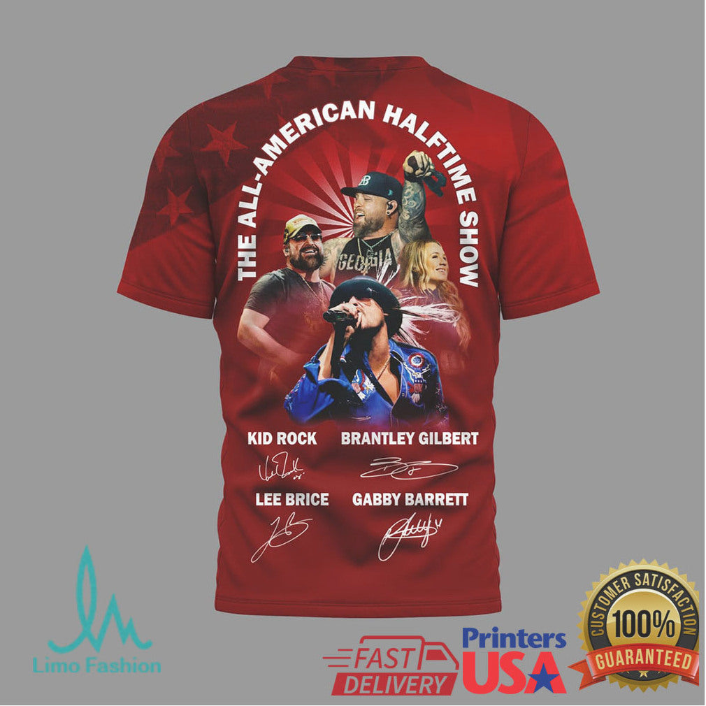 Turning Point USA All American Halftime Show 2026 Concert T Shirt - Limotees LLC