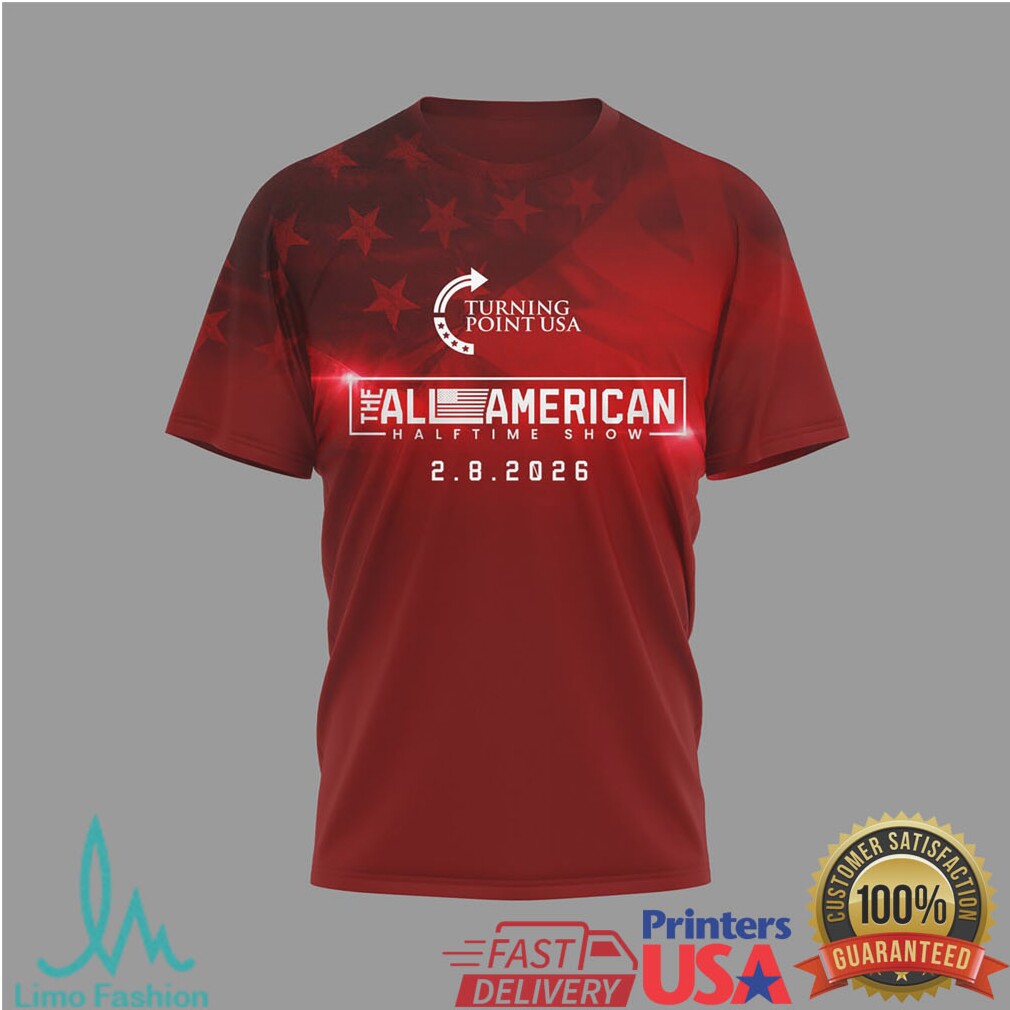 Turning Point USA All American Halftime Show 2026 Concert T Shirt - Limotees LLC