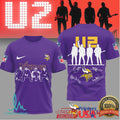 U2 x Minnesota Vikings NFL Fan Tribute T Shirt Band & Team Mashup - Limotees LLC