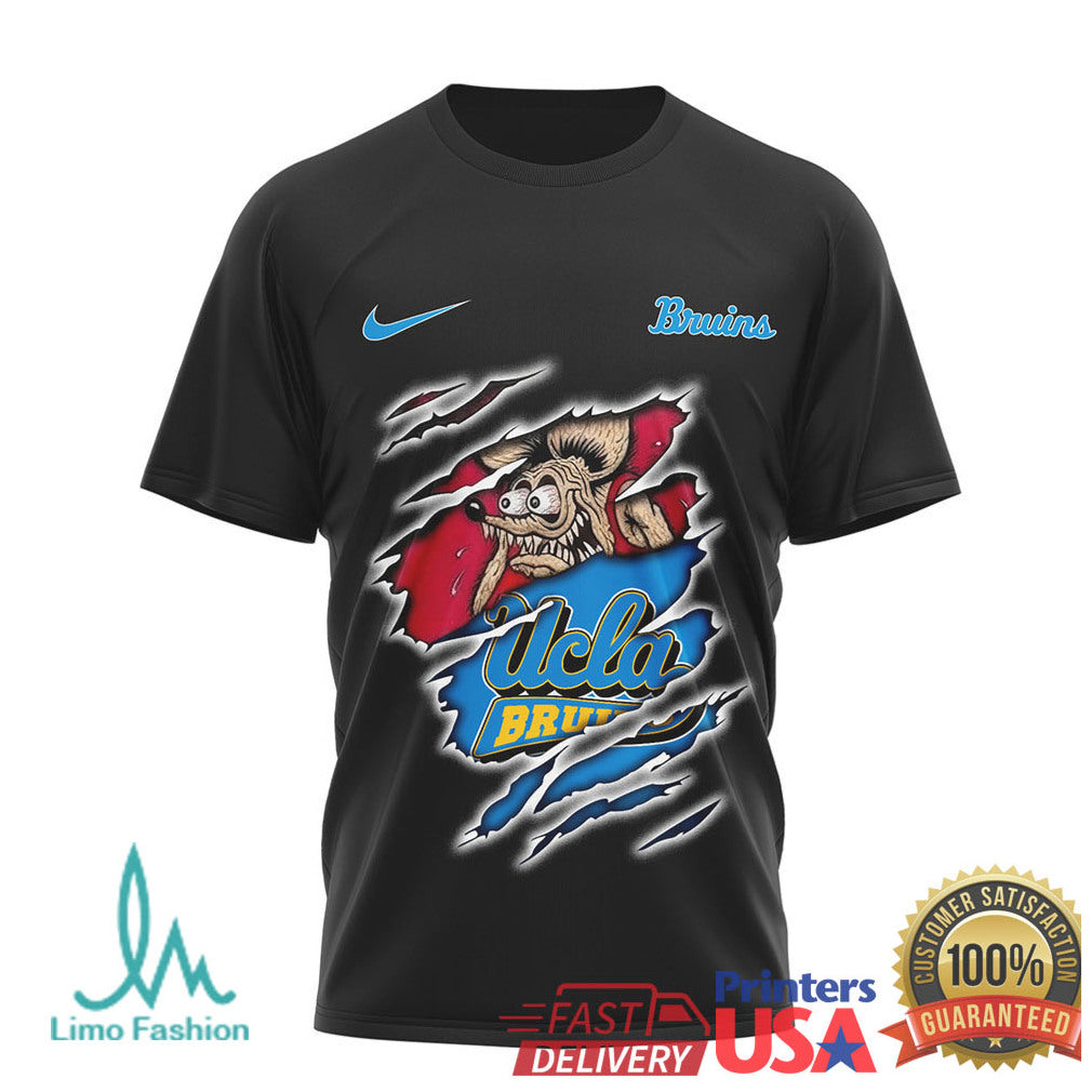 UCLA Bruins Built To Play Not To Bow Edgy Fan Apparel T Shirt - Limotees LLC