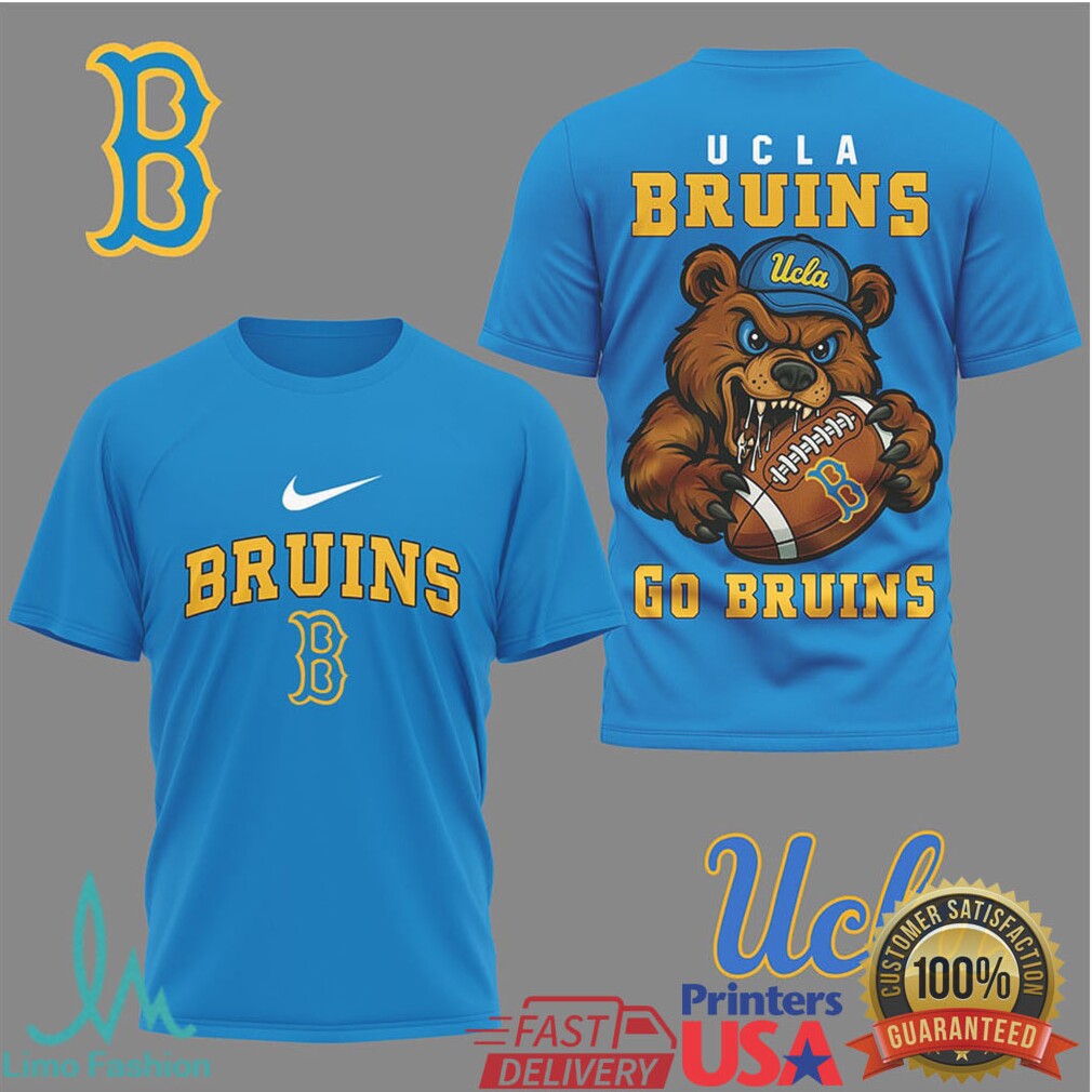 UCLA Bruins Football “Go Bruins” Mascot Graphic T Shirt - Limotees LLC