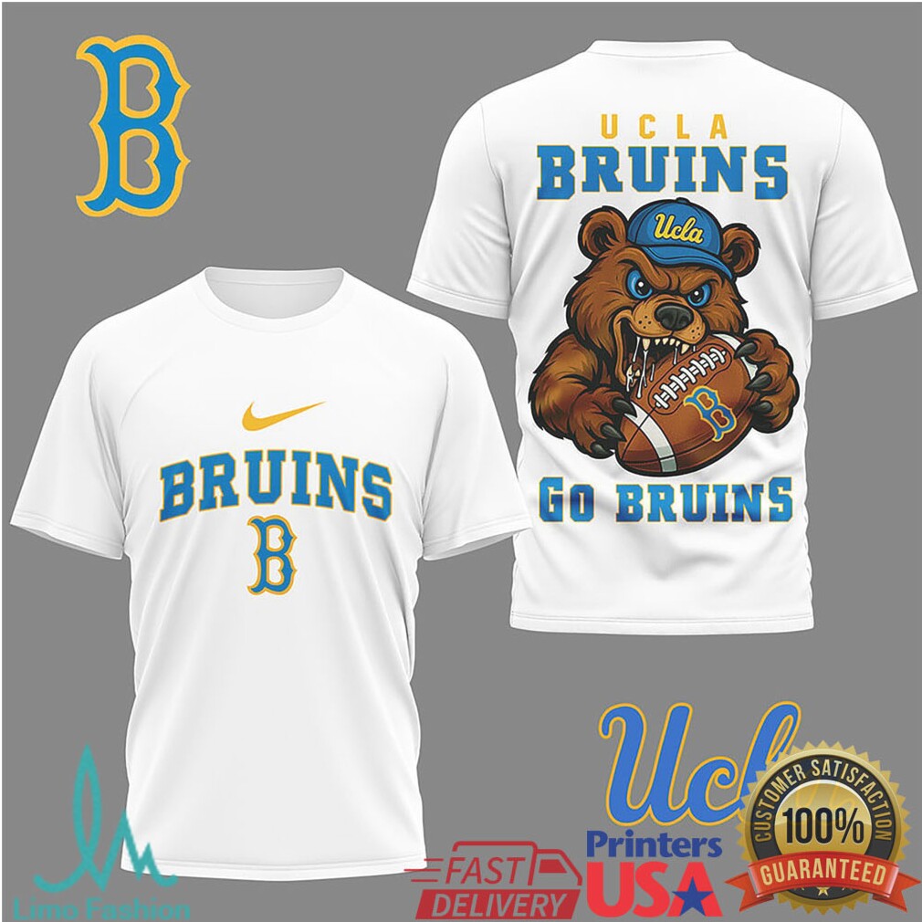 UCLA Bruins Football “Go Bruins” Mascot Graphic T Shirt - Limotees LLC