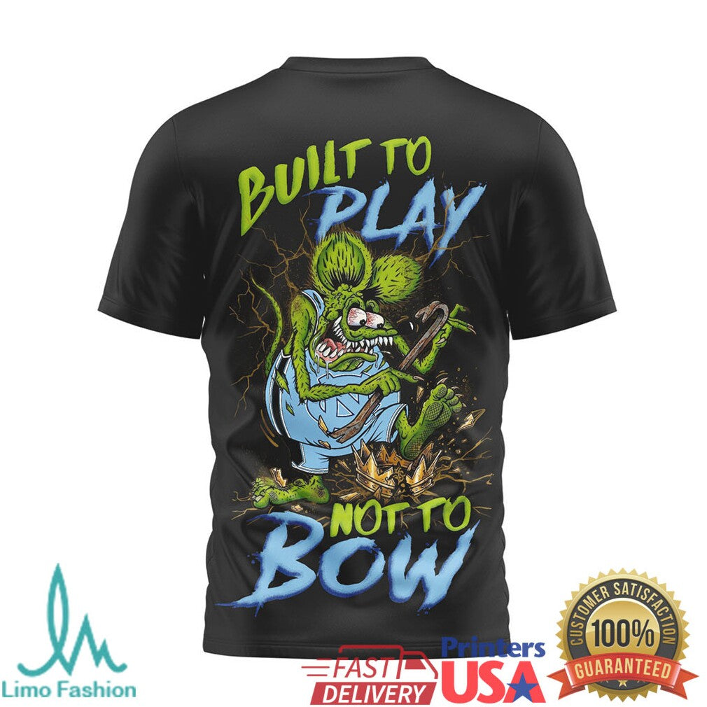 UNC Tar Heels North Carolina Rat Fink Sports T Shirt - Limotees LLC