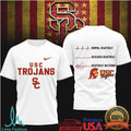 USC Trojans Heartbeat Watching Graphic Performance T Shirt - Limotees LLC