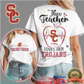 USC Trojans This Teacher Loves Her Trojans T Shirt - Limotees LLC