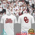 University of Oklahoma Boom Squad Student Section White T Shirt