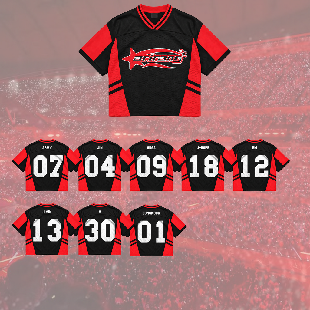 Fierce Arirang Army Club All Members Cyber Grunge Mixed Mesh Jersey For Fans