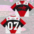Savage Arirang Army Club All Members Futuristic Racing Mixed Mesh Jersey For Fans