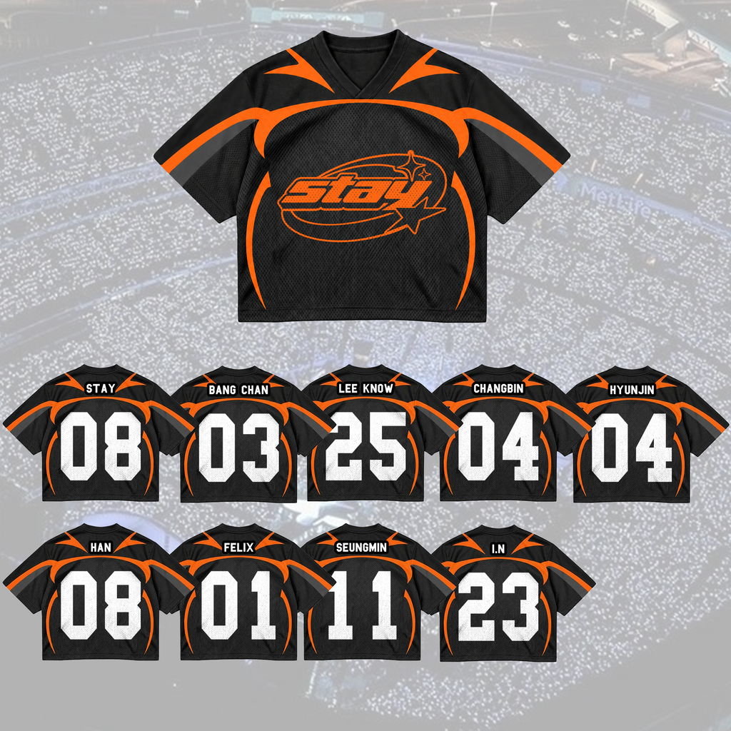 Bold Stay Run It Sporty Tribal Wave Mixed Mesh Jersey Gift for Fans