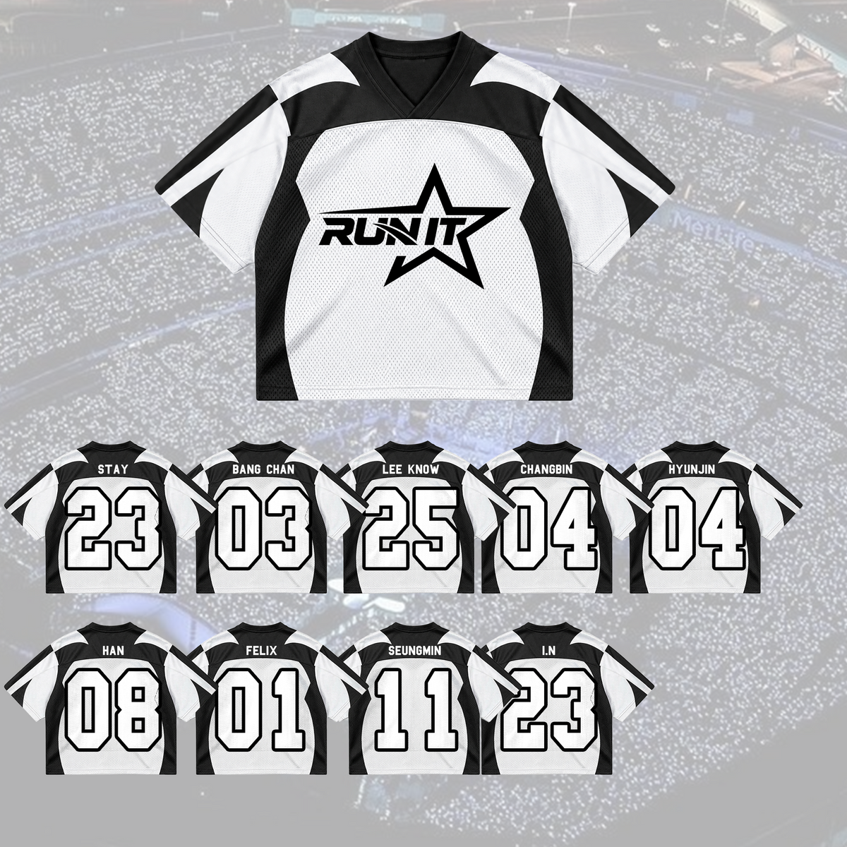 Dynamic Stay Run It Tour Mixed Mesh Jersey Fanmerch