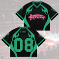 Electric BAD Bad Tinys Club All Members Cyber Grunge Mixed Mesh Jersey For Atiny