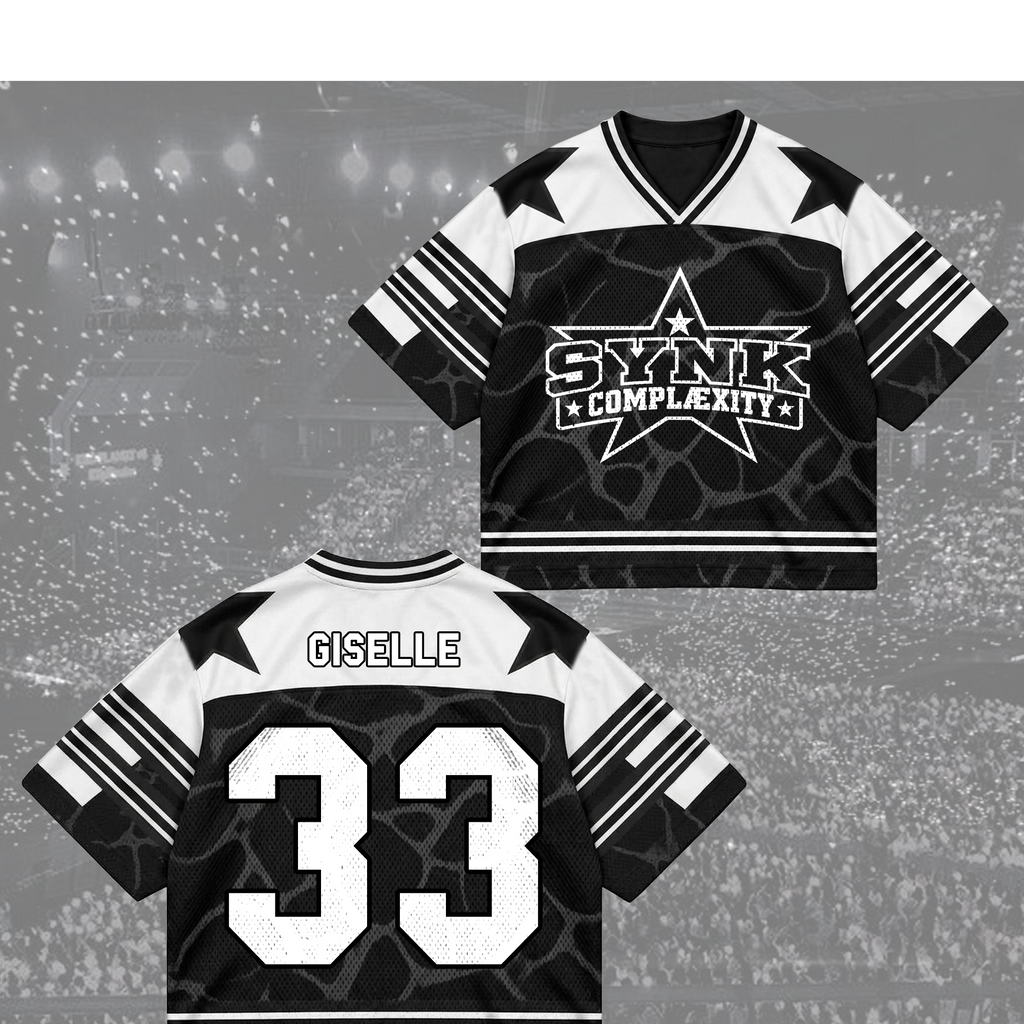 Electric Synk Complexity Space Club All Members Retro Streetwear Mixed Mesh Jersey For MYs