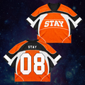 Epic Orange Stay This That Album  Run It World Tour Mixed Mesh Jersey Fan Gifts