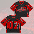 Dramatic Arirang Army Club All Members Cyber Grunge Mixed Mesh Jersey For Fans