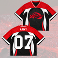 Vivid Arirang Army Club All Members Cyber Grunge Mixed Mesh Jersey For Fans
