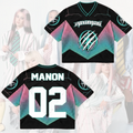 KATSEYE Animal Pastel Mixed Mesh Jersey Modern Gift For Fans