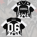 Fierce Animal Onedoor Club All Members Cyber Grunge Mixed Mesh Jersey For Onedoor