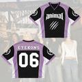 KATSEYE Animal Claw Mixed Mesh Jersey Gift For Fans