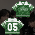 TXT Steal The Wind Tour Water Ripple Mixed Mesh Jersey Gift For Fans