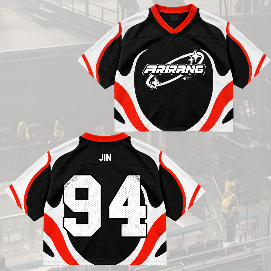 Untamed Arirang B.T.S Club All Members Mixed Mesh Jersey For Fans