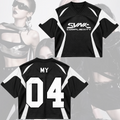 Aespa Synk Complexity Tour Futuristic Cyberpunk Mixed Mesh Jersey Gift For Fans