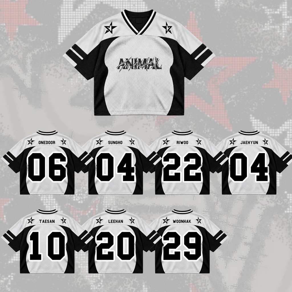 Dynamic Animal Onedoor Club All Members Cyber Grunge Mixed Mesh Jersey For Onedoor