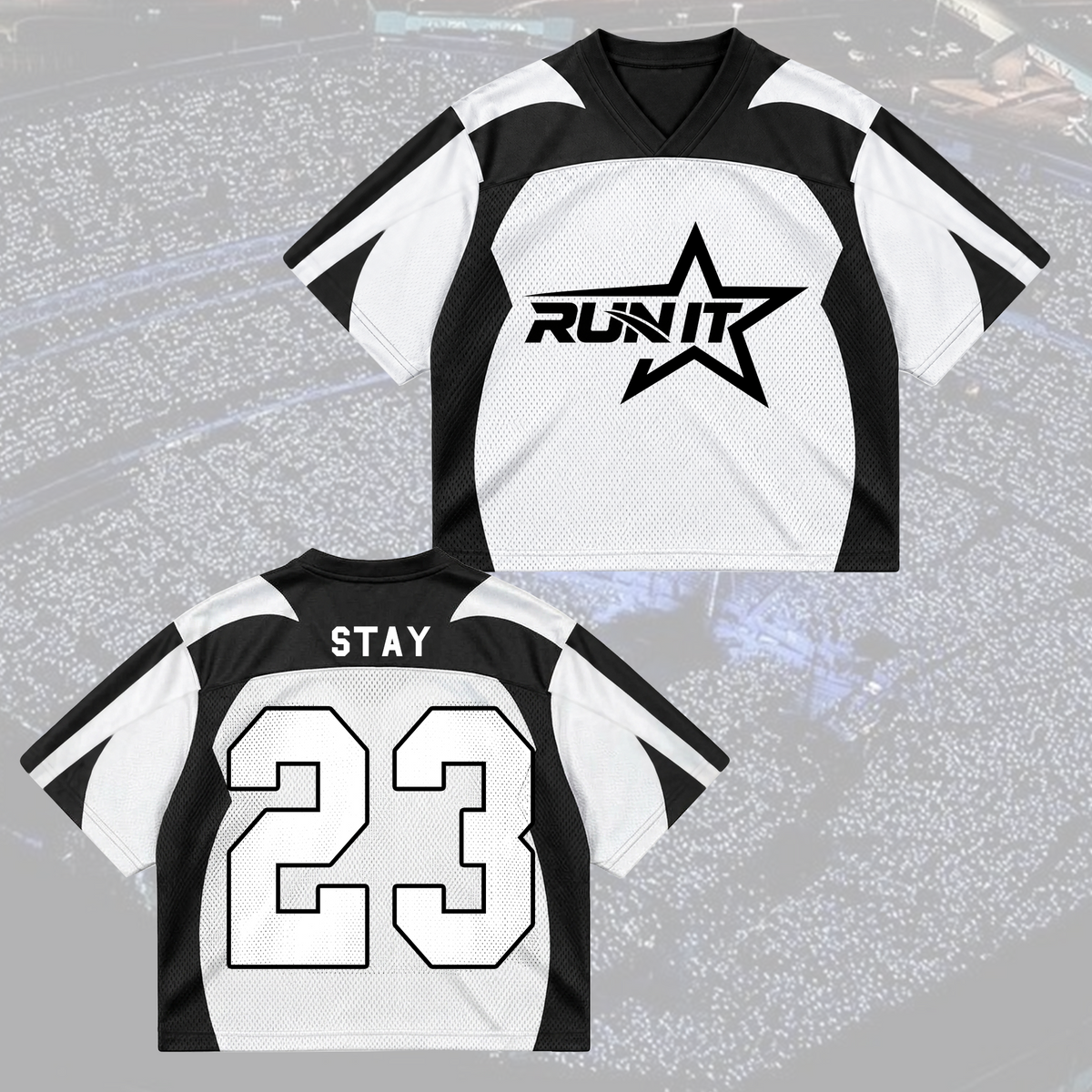Dynamic Stay Run It Tour Mixed Mesh Jersey Fanmerch