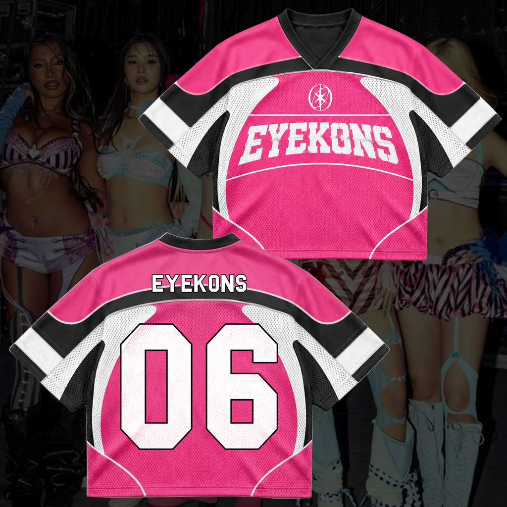 Pinky Eyekons The Wildworld Tour Pastel Sporty Mixed Mesh Jersey Fanmerch