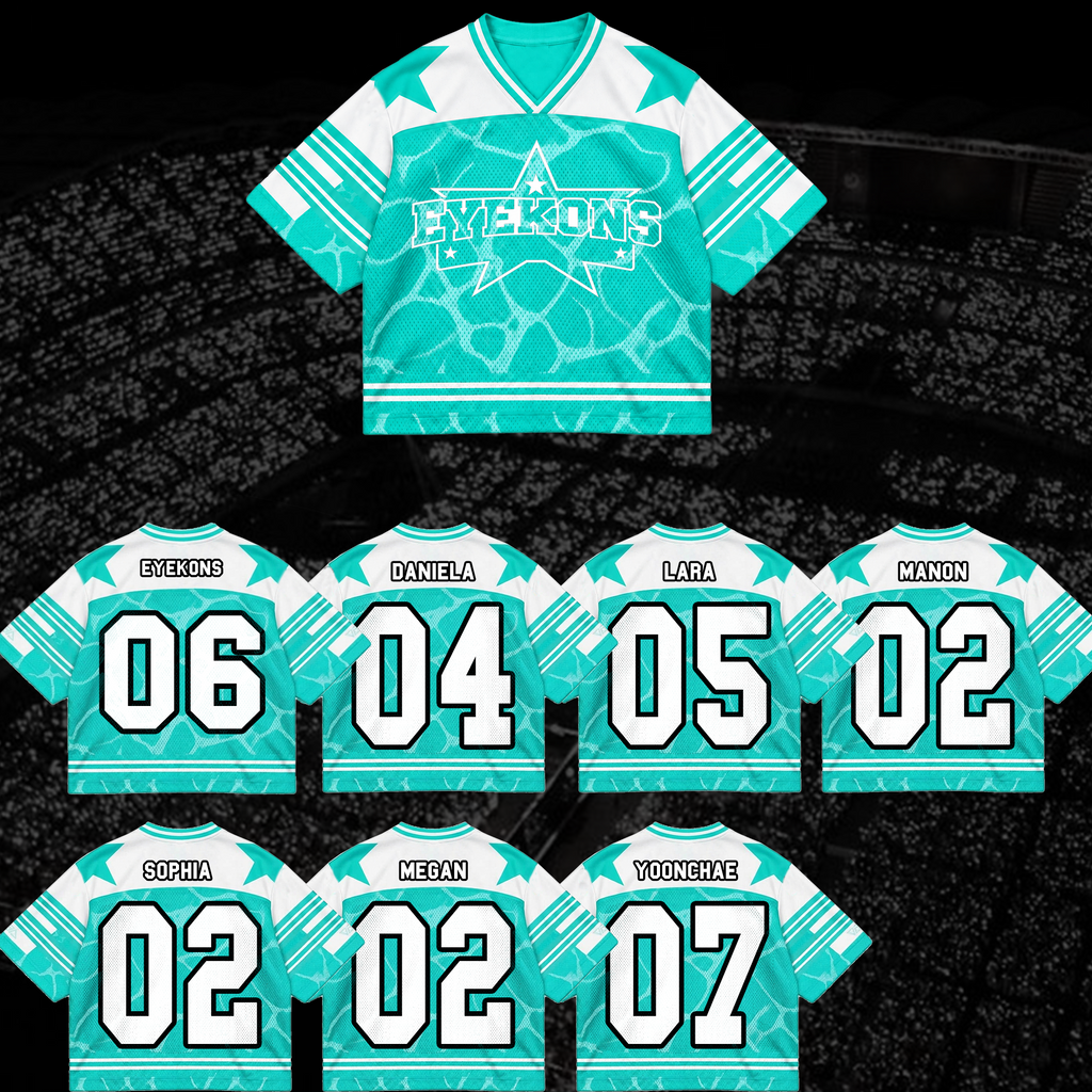 Epic Animal Eyekons Club All Members Sporty Wave Mixed Mesh Jersey For Eyekons