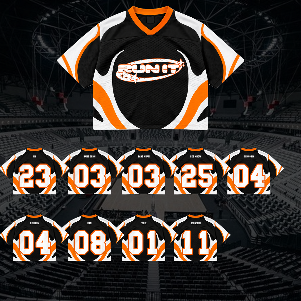 Explosive Run It S.K.Z Club All Members Sporty Mixed Mesh Jersey For Stay