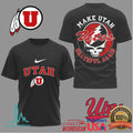 Utah Utes Grateful Dead Steal Your Face College Fan T Shirt - Limotees LLC