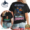 Vancouver Canucks Scooby Doo Hockey Fan Go Canucks T Shirt - Limotees LLC