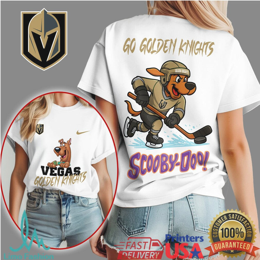 Vegas Golden Knights Scooby Doo NHL Hockey Fan T Shirt - Limotees LLC