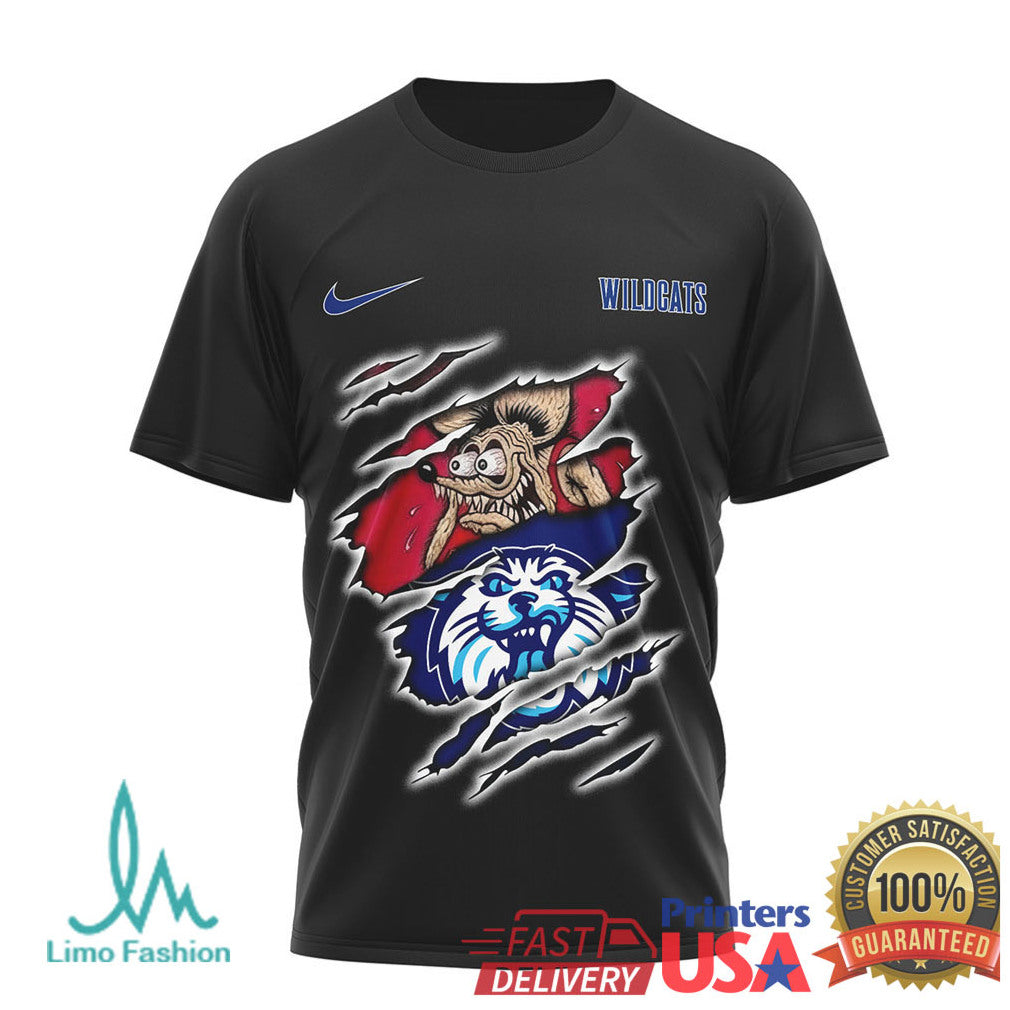 Villanova Wildcats Built To Play Not To Bow Athletic Graphic T Shirt - Limotees LLC