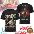Vintage Coca Cola Skeleton 140 Years of Refreshment Down to the Bone T Shirt - Limotees LLC