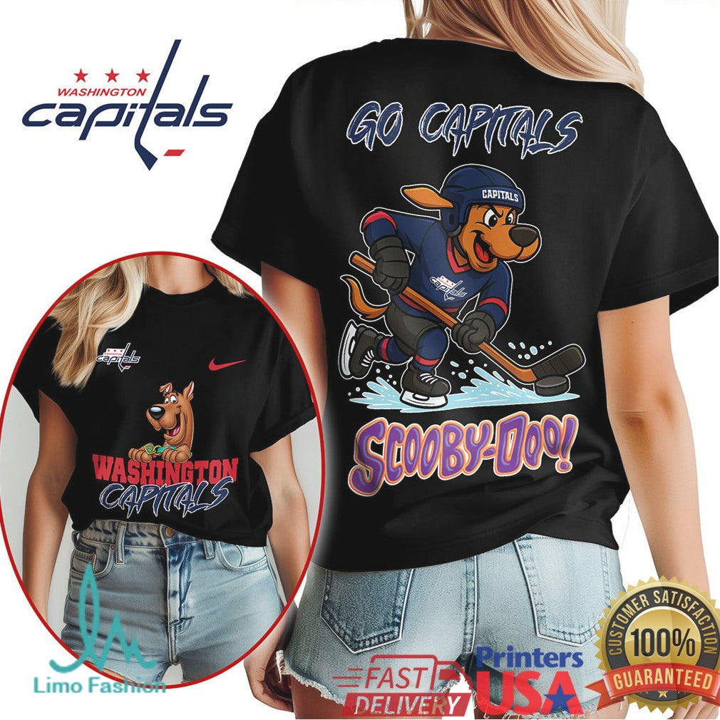 Washington Capitals Scooby Doo Hockey Fan Go Capitals T Shirt - Limotees LLC