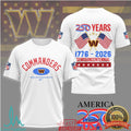 Washington Commanders 250 Years 1776 2026 America Semiquincentennial T Shirt - Limotees LLC