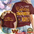 Washington Commanders Crochet Love Tee Pretty Much Perfect Design - Limotees LLC