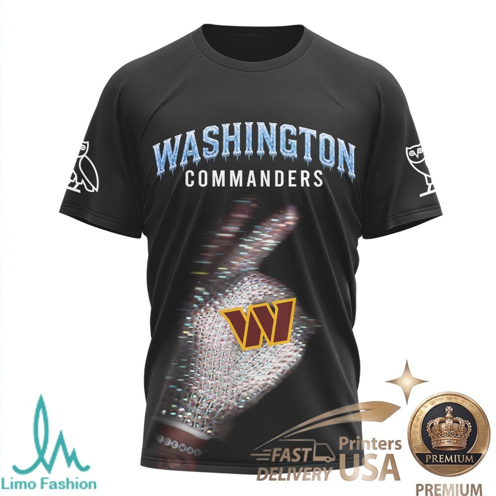 Washington Commanders Drake Iceman OVO Hip Hop Sports Jersey - Limotees LLC