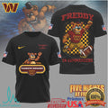 Washington Commanders Five Nights At Freddy's NFL Mashup T Shirt - Limotees LLC