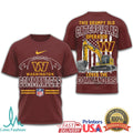 Washington Commanders Grumpy Old Caterpillar Operator Heavy Machinery Shirt - Limotees LLC