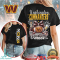Washington Commanders Happy New Year 2026 Champagne & Football T Shirt - Limotees LLC