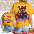Washington Commanders Hocus Pocus Sanderson Sisters You Can't Sit With Us Halloween T Shirt - Limotees LLC